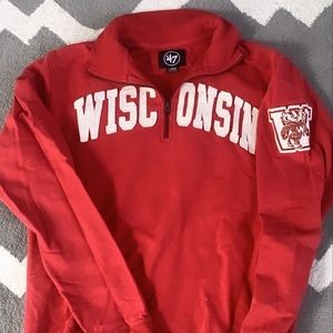 Wisconsin Embroidered Crewneck